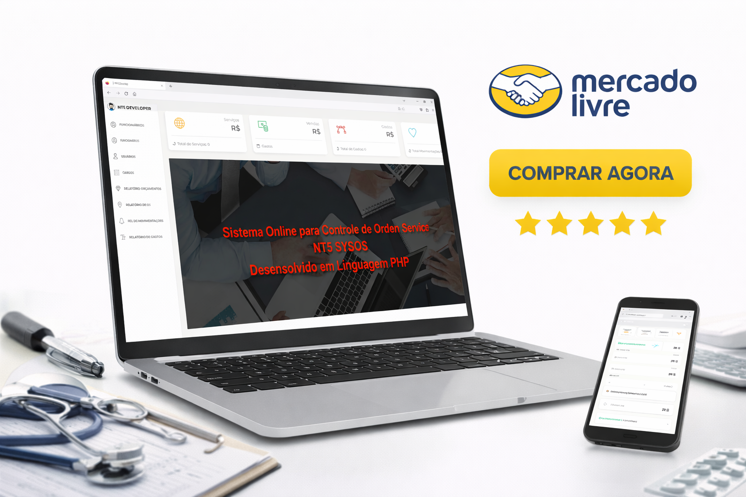 Sistema de Script de Controle OS em PHP SISOS